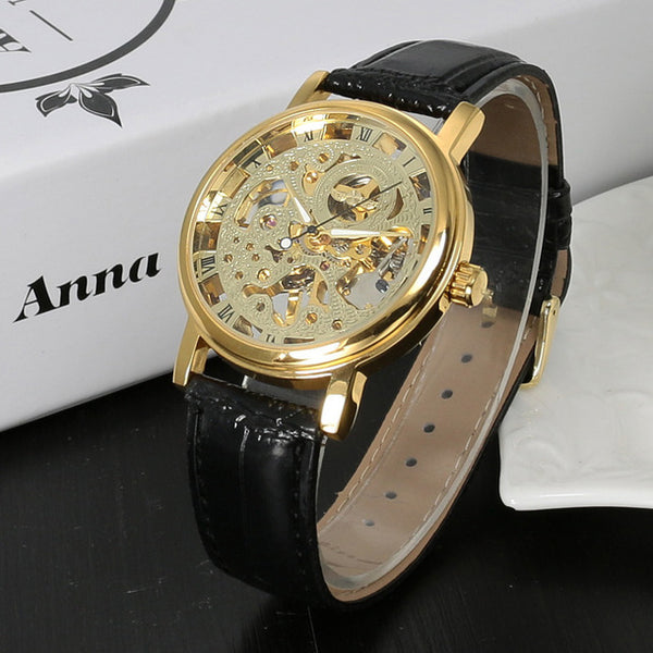 Winner Casual Stainless Steel Mechanical Watch