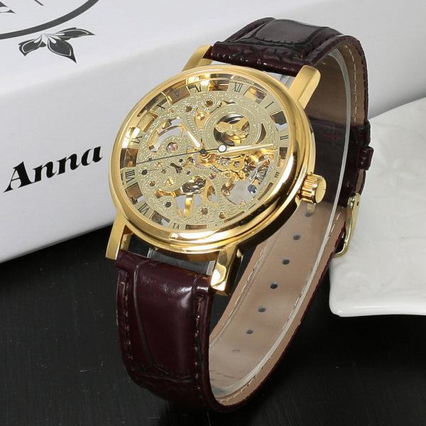 Winner Casual Stainless Steel Mechanical Watch