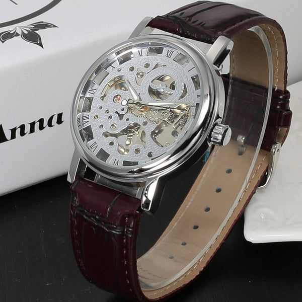 Winner Casual Stainless Steel Mechanical Watch