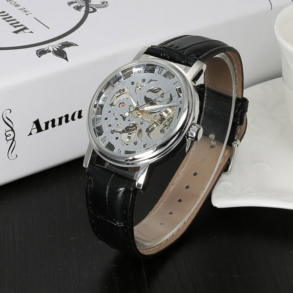 Winner Casual Stainless Steel Mechanical Watch