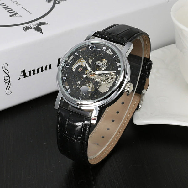 Winner Casual Stainless Steel Mechanical Watch