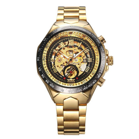 Winner Men Classic Stylish Steampunk Mechanical Watch