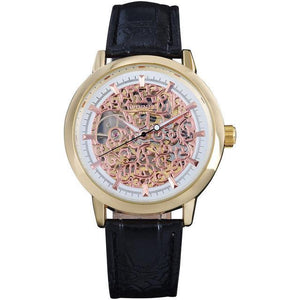 WINNER Mechanical Watch with Leather Strap