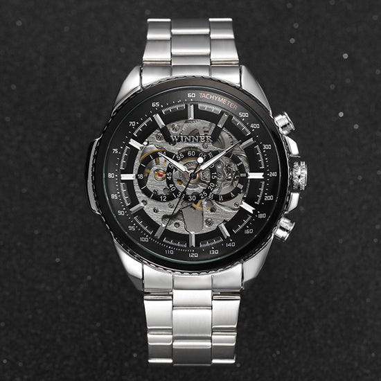 Winner Lavish Military Waterproof Mechanical Watch