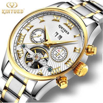 KINYUED Waterproof Business Style Mechanical Watch