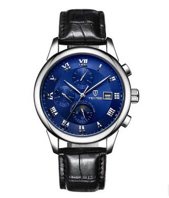 TEVISE Mens Luminous Mechanical Watch