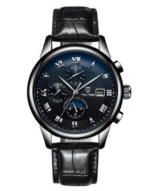 TEVISE Mens Luminous Mechanical Watch