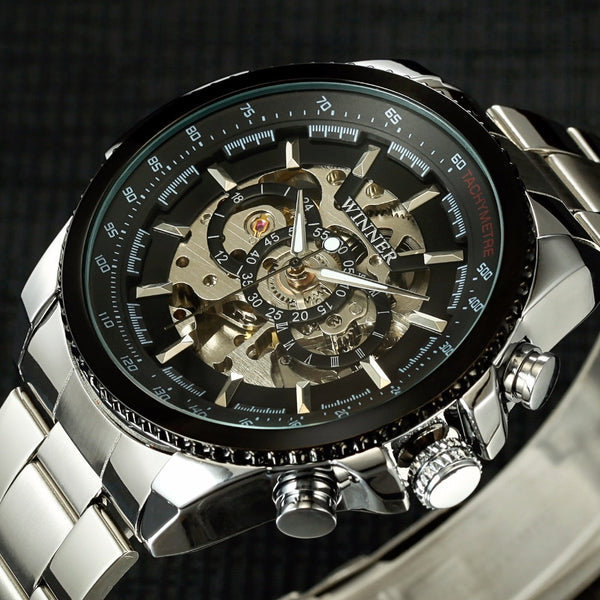 Winner Lavish Military Waterproof Mechanical Watch