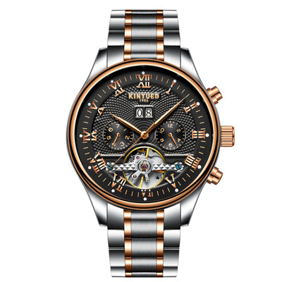 KINYUED Skeleton Automatic Watch