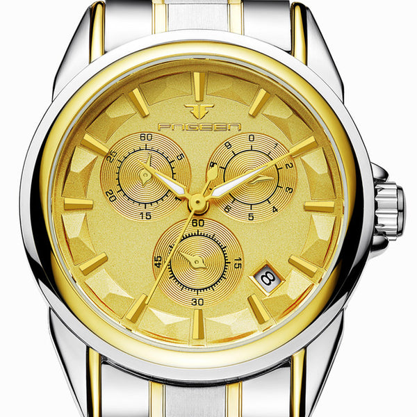 Fngeen Automatic Mechanical Watches with Stainless Steel Band