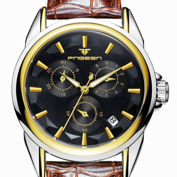 Fngeen Automatic Mechanical Watches with Stainless Steel Band