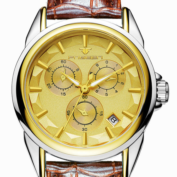 Fngeen Automatic Mechanical Watches with Stainless Steel Band