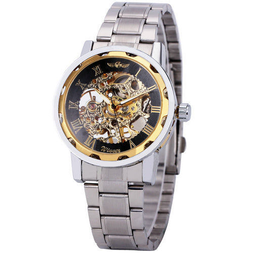 WINNER Mechanical Watch with Stainless Steel Strap