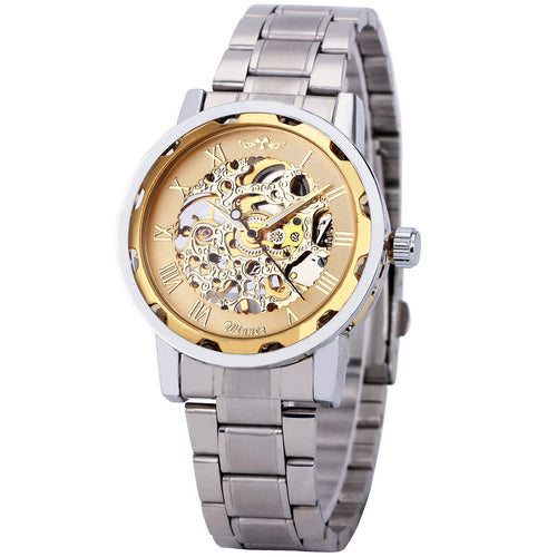 WINNER Mechanical Watch with Stainless Steel Strap