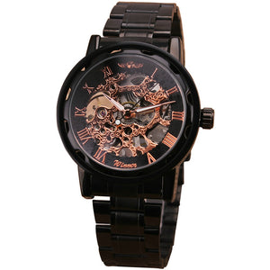 WINNER Mechanical Watch with Stainless Steel Strap