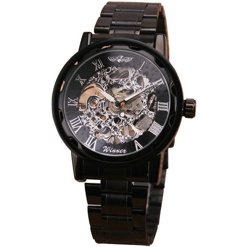 WINNER Mechanical Watch with Stainless Steel Strap