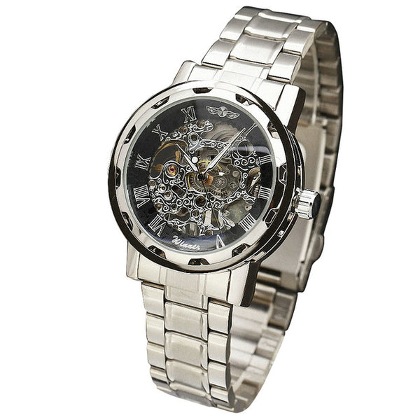 WINNER Mechanical Watch with Stainless Steel Strap