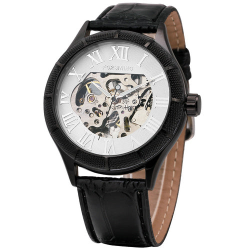 Forsining Vintage Mechanical Watch with Roman Numeral