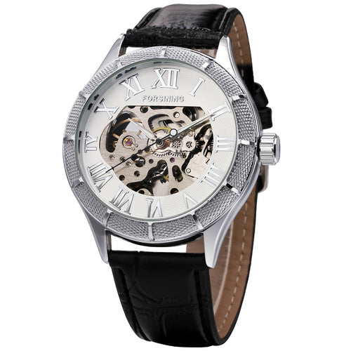 Forsining Vintage Mechanical Watch with Roman Numeral