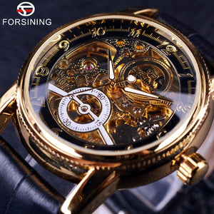 Forsining Classy Hollow Engraving Mechanical Watch